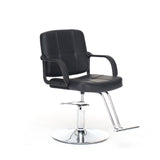 Barber Chair for Hair Stylist- 360° Swivel, Adjustable Height, Capacity 350 LBS with Heavy Duty Hydraulic Pump,BLACK SolidRoot Buy Furniture USA