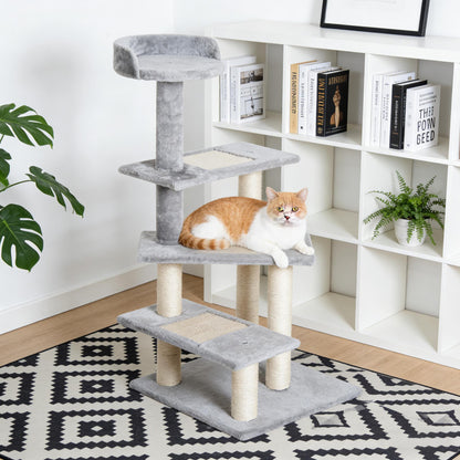 Cat Activity Tower,Revolving Stair Cat Tree - SolidRoot Buy Furniture USA