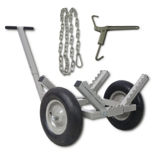 LOG DOLLY WITH LOAD BINDER AND CHOKER CHAIN 440LB SolidRoot Buy Furniture USA