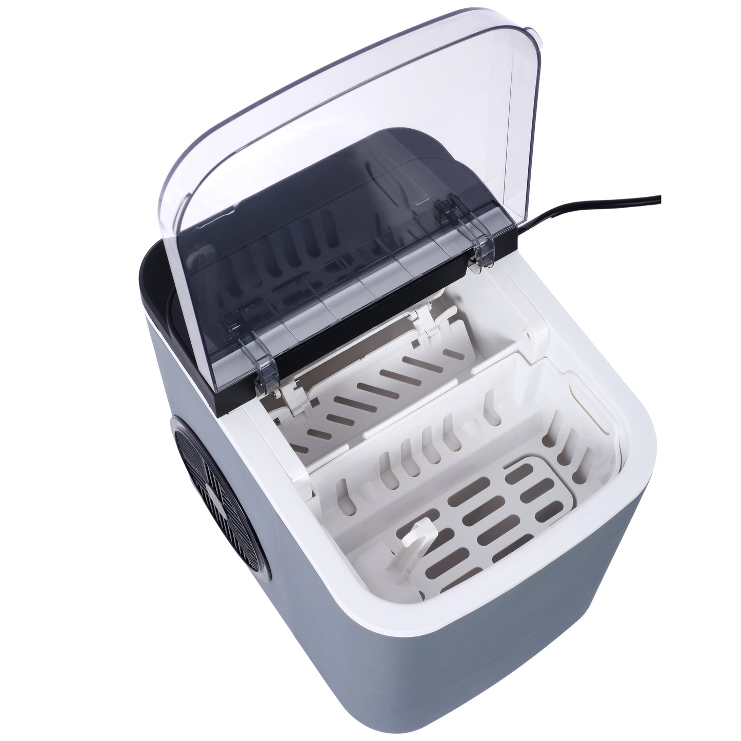 Ice Maker Countertop, Portable Ice Machine, Self-Cleaning Ice Makers with Basket and Scoop, 9 Cubes in 6 Mins, 26 lbs per Day, Ideal for Home, Kitchen,ETL and FDA certificate. SolidRoot Buy Furniture USA