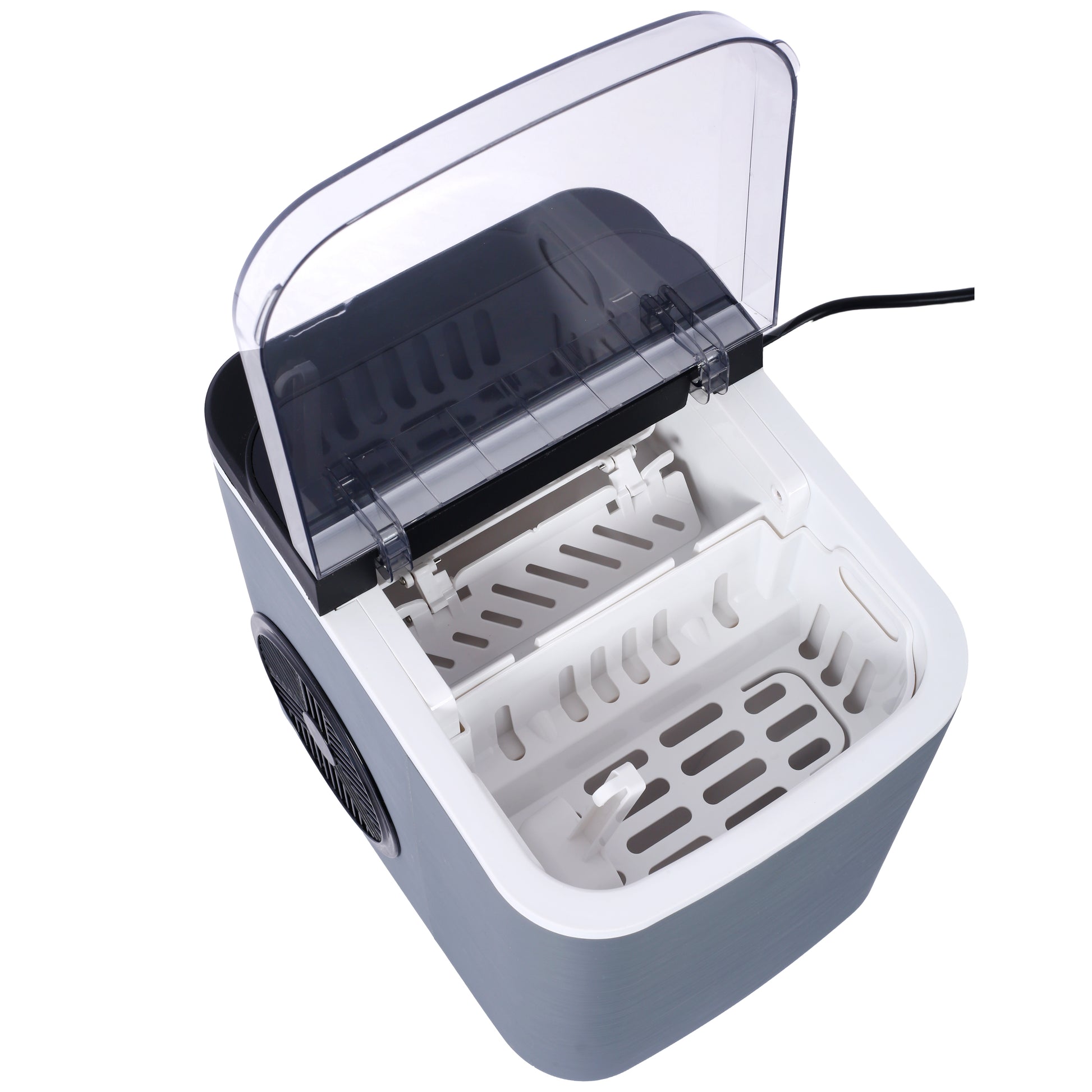 Ice Maker Countertop, Portable Ice Machine, Self-Cleaning Ice Makers with Basket and Scoop, 9 Cubes in 6 Mins, 26 lbs per Day, Ideal for Home, Kitchen,ETL and FDA certificate. SolidRoot Buy Furniture USA