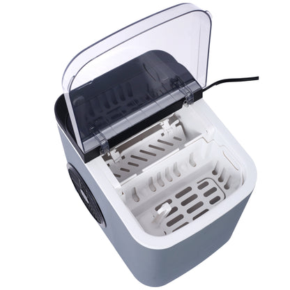 Ice Maker Countertop, Portable Ice Machine, Self-Cleaning Ice Makers with Basket and Scoop, 9 Cubes in 6 Mins, 26 lbs per Day, Ideal for Home, Kitchen,ETL and FDA certificate. SolidRoot Buy Furniture USA
