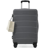 28 Inch Hardshell ABS Checked Luggage, Durable Expandable Travel Suitcase with Spinner Wheels, TSA Lock SolidRoot Buy Furniture USA