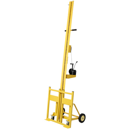 Drywall panel lift for walls, Load capacity 150LBS Heavy Duty Drywall Lifter, Use for drywall, OSB, plywood, insulation, cement board. Yellow Color SolidRoot Buy Furniture USA