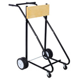 Outboard Boat Motor Stand, Engine Carrier Cart Dolly for Storage, 315lbs Weight Capacity, w/Wheels (wood) SolidRoot Buy Furniture USA
