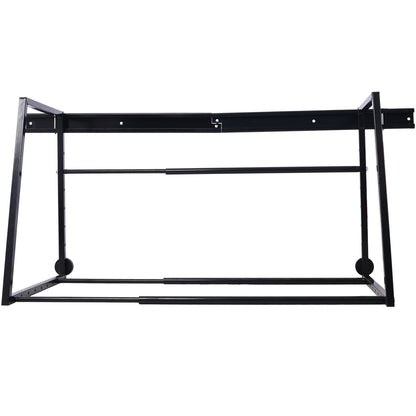 Heavy Duty Adjustable Garage Wall Multi-Tire Rack Storage, Black SolidRoot Buy Furniture USA