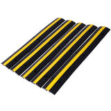 Cable Protector Ramp Rubber Speed Bumps 2 Pack of 1 Channel 6600Lbs Load Capacity with 12 Bolts Spike for Asphalt Concrete Gravel Driveway (1 Channel, 5 Pack) SolidRoot Buy Furniture USA