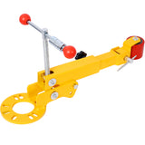 Heavy Duty Auto Body Fender Roller Tool for Lip Rolling and Wheel Arch Reforming in Yellow Steel SolidRoot Buy Furniture USA