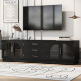 VIBE HAUS 68.9'' Modern Minimalist TV Stand for TVs up to 75 Inches, Entertainment Center Media Console Cabinet with Adjustable Shelves for Living room(OLD SKU:N724P198482B) SolidRoot Buy Furniture USA