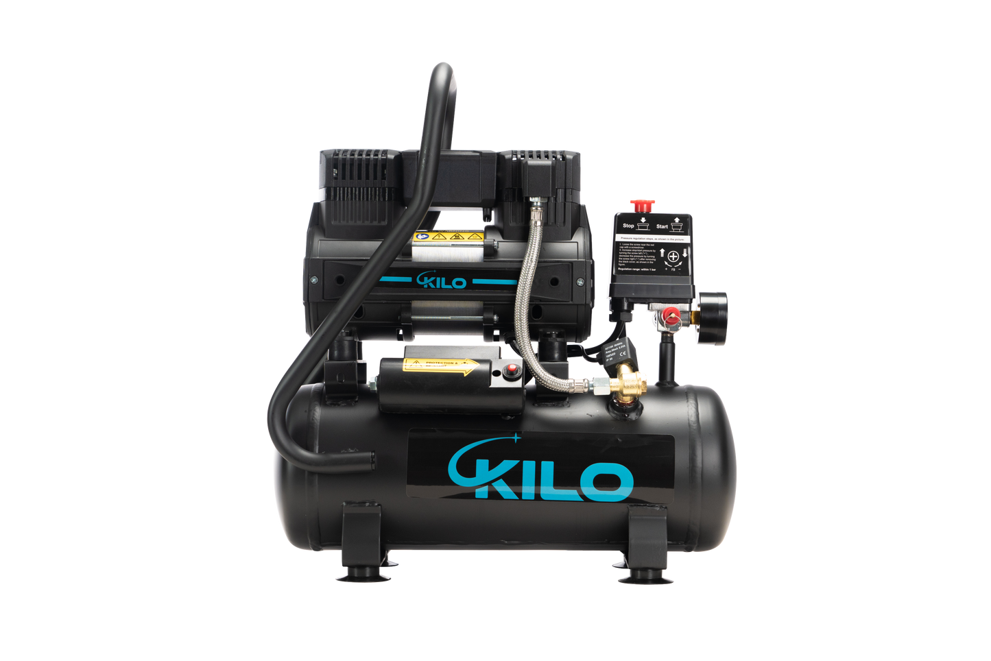 2 Gallon Oil Free Air Compressor, 1.0HP,  Max.100 PSI Pressure, 65dB Ultra Quiet Compressor for Auto Repair, Tire Inflation, Spray Painting, Woodwork Nailing SolidRoot Buy Furniture USA