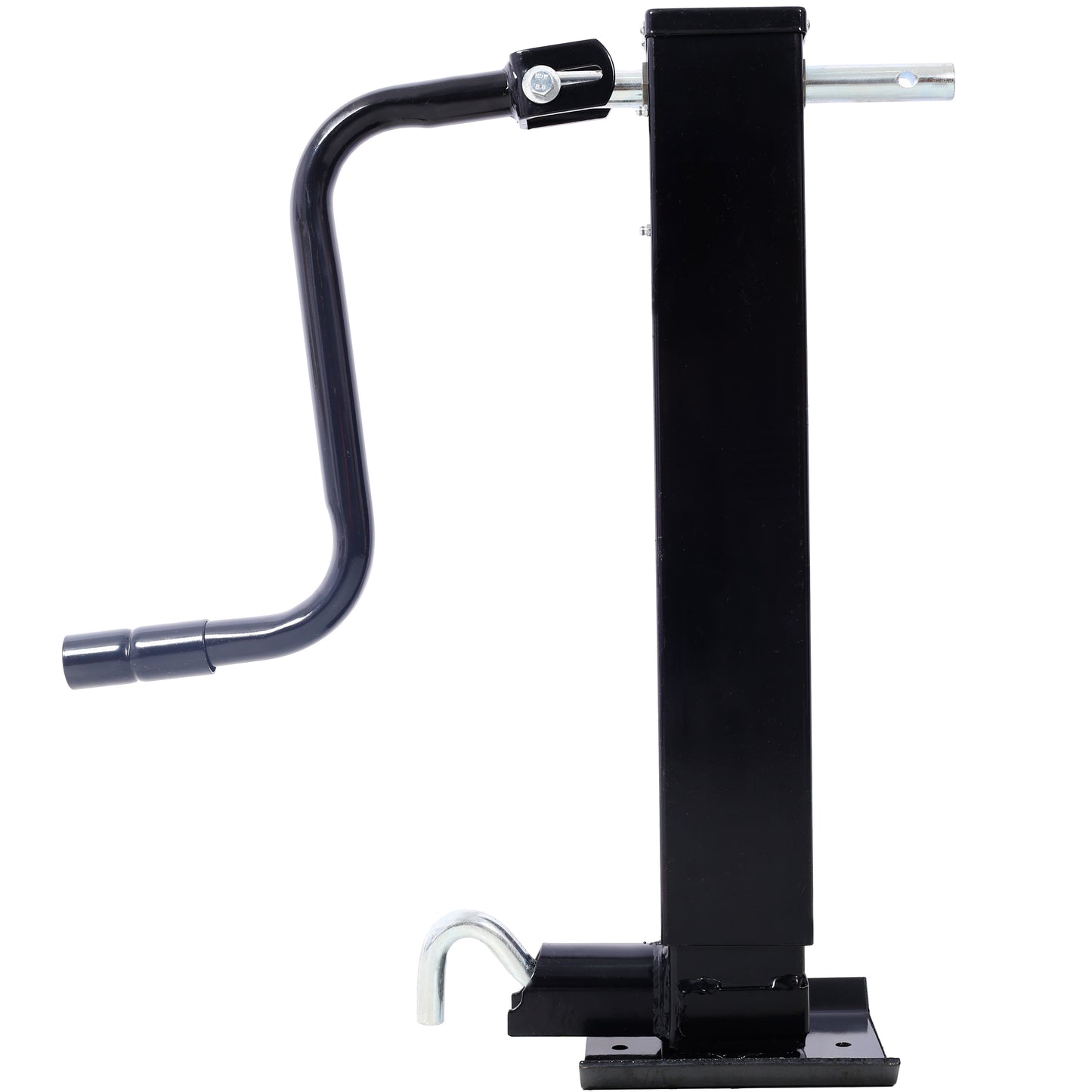 Weld On Trailer Jack, 12,000 lbs. Capacity, Sidewind Crank, No Mount Square Jack Tube,26 Inch Travel, Heavy-Duty Square Tube SolidRoot Buy Furniture USA