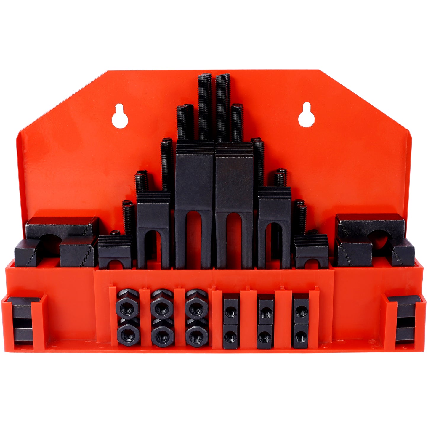 58Pc T-Slot Clamping Kit Mill Machinist Set With T-slot cleaner and Tightening Wrench (7/16 Table Slot 3/8-16 Stud Size) SolidRoot Buy Furniture USA