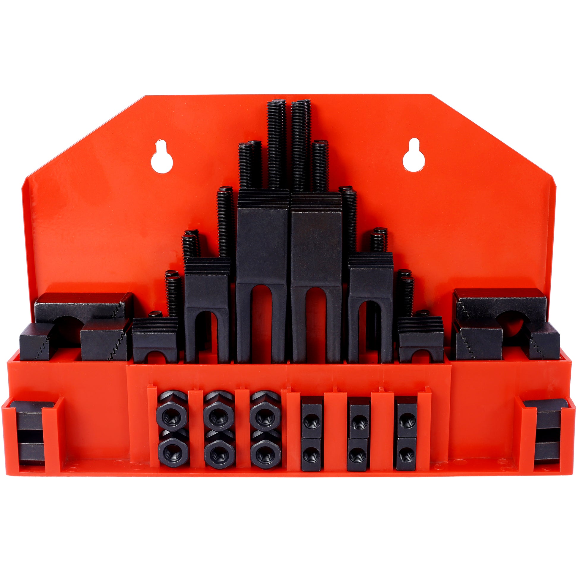 58Pc T-Slot Clamping Kit Mill Machinist Set With T-slot cleaner and Tightening Wrench (7/16 Table Slot 3/8-16 Stud Size) SolidRoot Buy Furniture USA