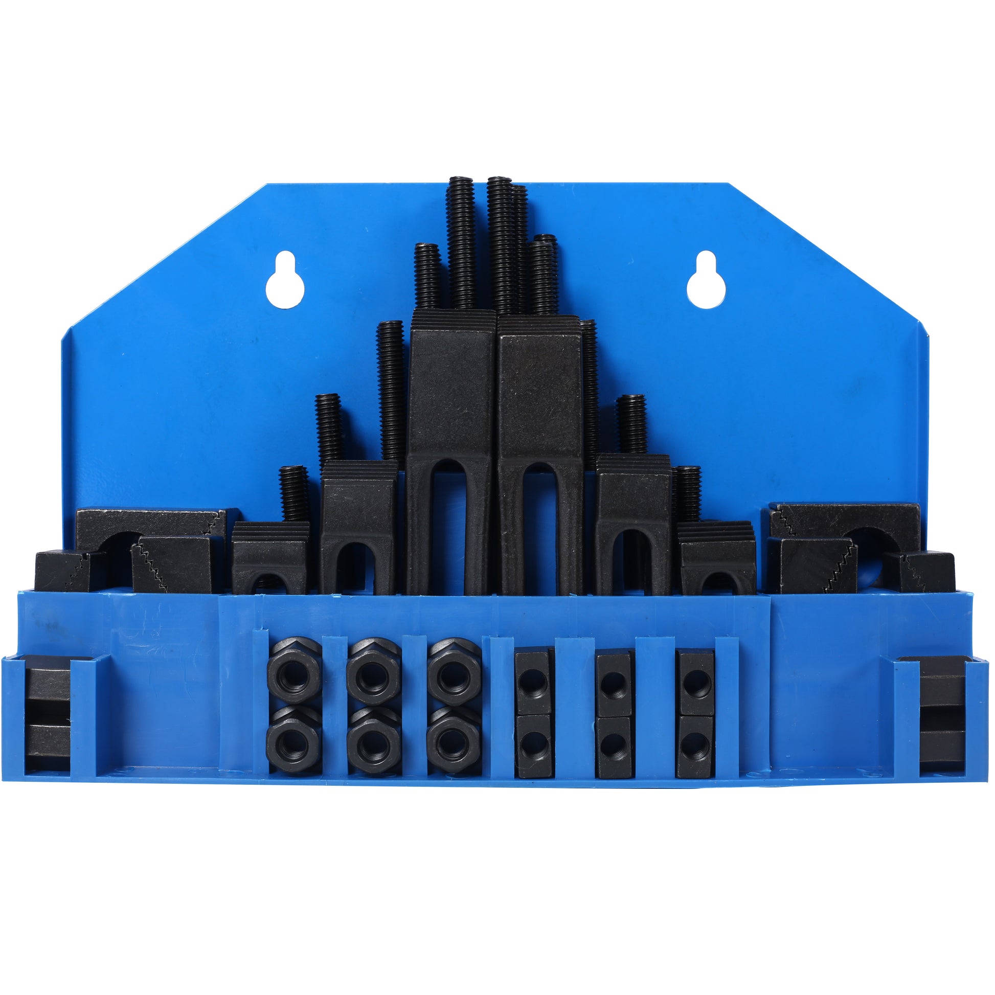 58Pc T-Slot Clamping Kit Mill Machinist Set With T-slot cleaner and Tightening Wrench (7/16 Table Slot 3/8-16 Stud Size) SolidRoot Buy Furniture USA
