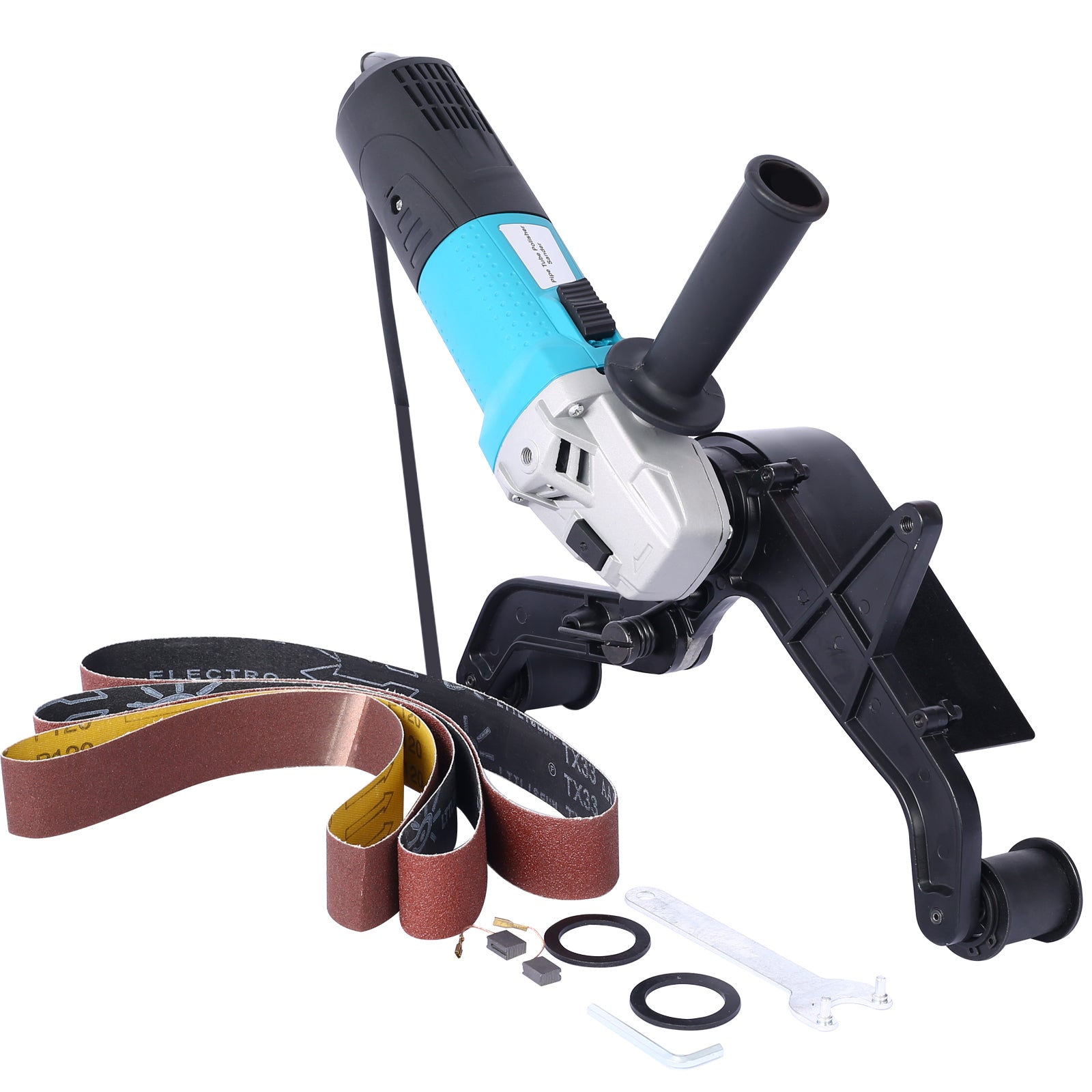 Stainless steel Tube Belt Sander Polisher,pipe sander,belt grinder,110V 1300W with Alumina Oxide Sanding Grinding and Polishing SolidRoot Buy Furniture USA