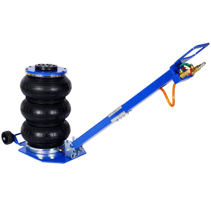 3T Triple Bag Air Jack ,Pneumatic Jack 3 bag ,lifting 16in capacity 6600lbs,easy-collapsing Terrain,Blue color SolidRoot Buy Furniture USA