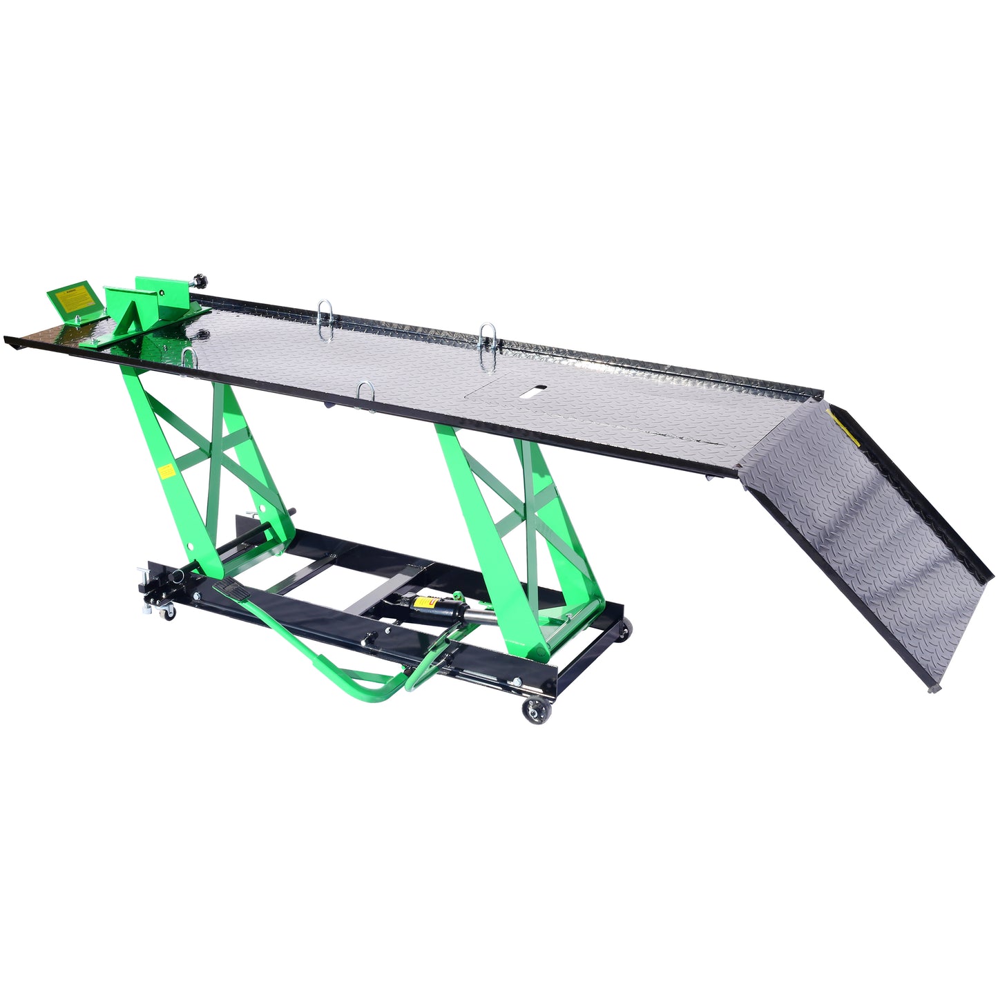 Hydraulic Motorcycle Lift - 1000 LB Capacity, Lift Hoist, Jack Stand, for Mechanics, Workshops, Homes SolidRoot Buy Furniture USA