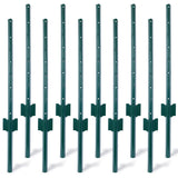 Fence Posts 3Feet - 10Pack, Heavy Duty Metal Fence Post with U-Channel, Steel Fence U-Post for Holding Garden Wire Fence, Corner Anchor Posts etc. SolidRoot Buy Furniture USA