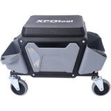 Heavy Duty Mechanic Stool with 330lbs Load Capability, Garage Stool with Wheels, Rolling Creeper with Soft Rubber Cushion Seating for Auto Repair and DIY Home Car Beauty, Gray SolidRoot Buy Furniture USA