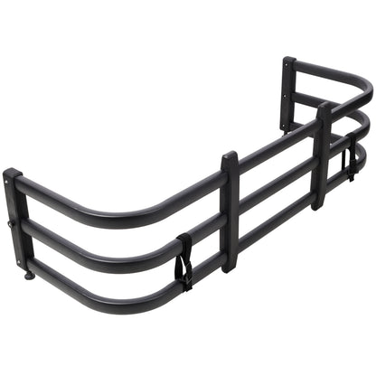 Truck Bed Extender, Aluminum Retractable Tailgate Extender,53.33'-67.75' Adjustable Length,Black SolidRoot Buy Furniture USA