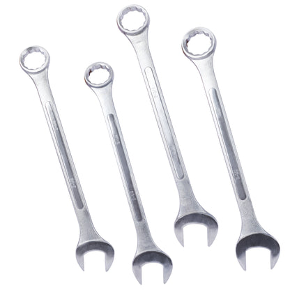 SAE Jumbo Combination Wrench Set Extra Large, 4 Piece ,storage bag included chrome plated SolidRoot Buy Furniture USA