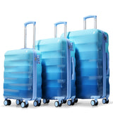 Luggage Set 3 Piece – Hardshell Suitcases with Spinner Wheels and TSA Lock, Lightweight Durable PC+ABS, Vibrant Glossy Expandable Design for Travel (20'/24'/28') SolidRoot Buy Furniture USA