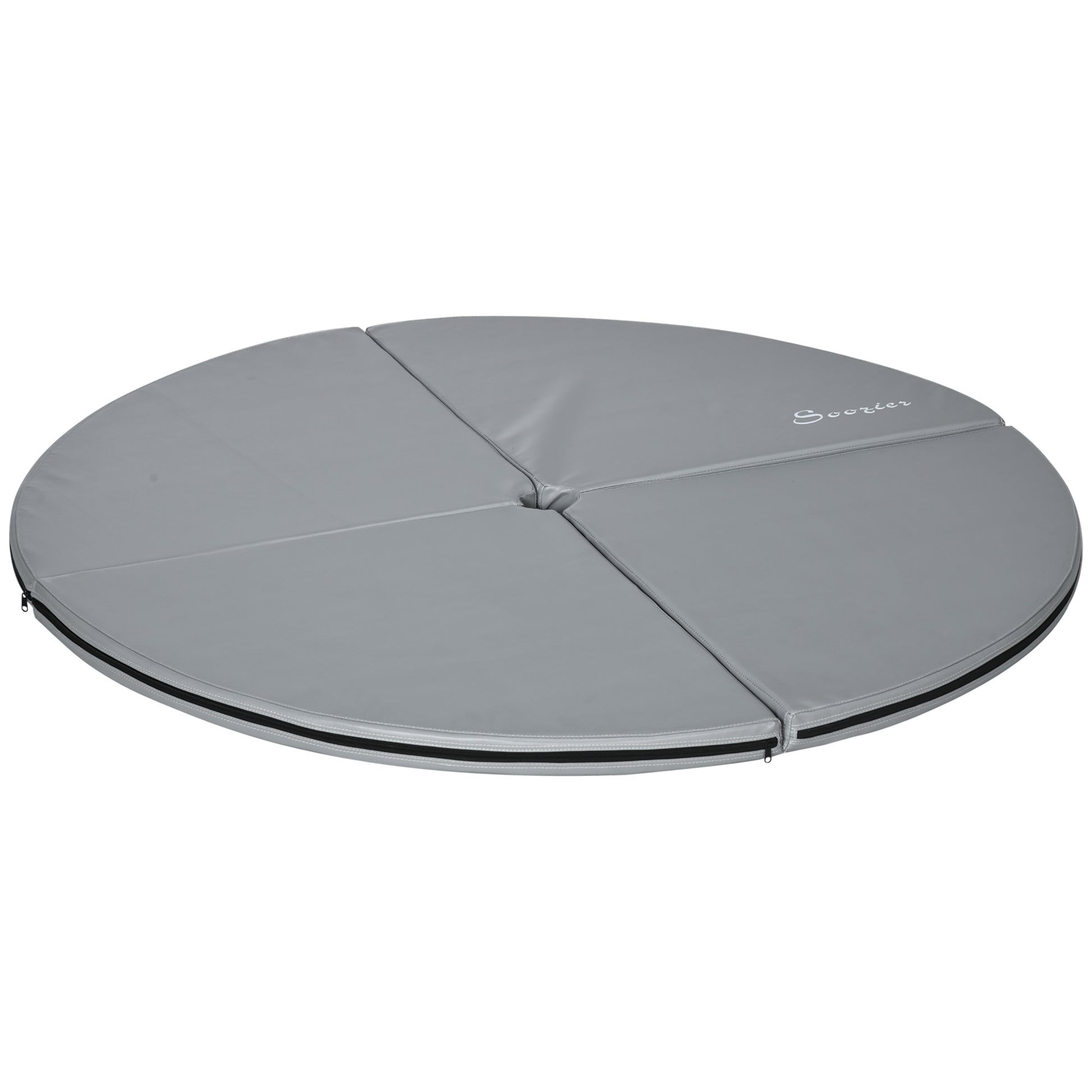 Soozier Pole Dance Mat, 2'T x 5'W Folding Pole Dance Mat for Home, Lightweight and Foldable, Grey - SolidRoot Buy Furniture USA