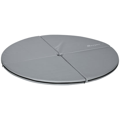 Soozier Pole Dance Mat, 2'T x 5'W Folding Pole Dance Mat for Home, Lightweight and Foldable, Grey - SolidRoot Buy Furniture USA