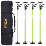 Steel Adjustable Support Pole 4 Pack, 3rd Hand Support System for Drywalls and Cabinets, Black+Green, Extends 45-114 Inches SolidRoot Buy Furniture USA