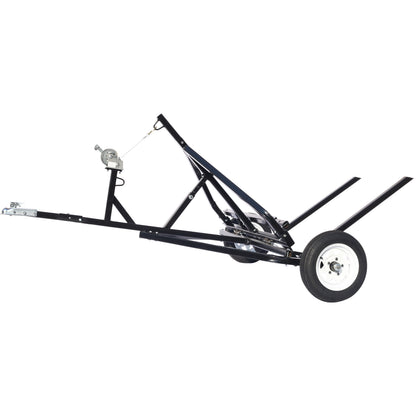 Adjustable Bale Mover,ATV/ UTV/ Truck Universal Round Hay Bale Trailer,1500lbs SolidRoot Buy Furniture USA