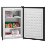 HOMCOM Upright Freezer, 3.0 Cubic Feet Compact Mini Freezer with Reversible Single Door and Adjustable Thermostat, Small freezer for Home, Dorm, Apartment, Home Office, Silver - SolidRoot Buy Furniture USA