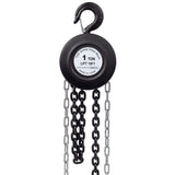 Chain hoist 2200lbs 1T capacity 10ft wIth 2 heavy duty hooks,Manual chain hoist steel construction,black SolidRoot Buy Furniture USA