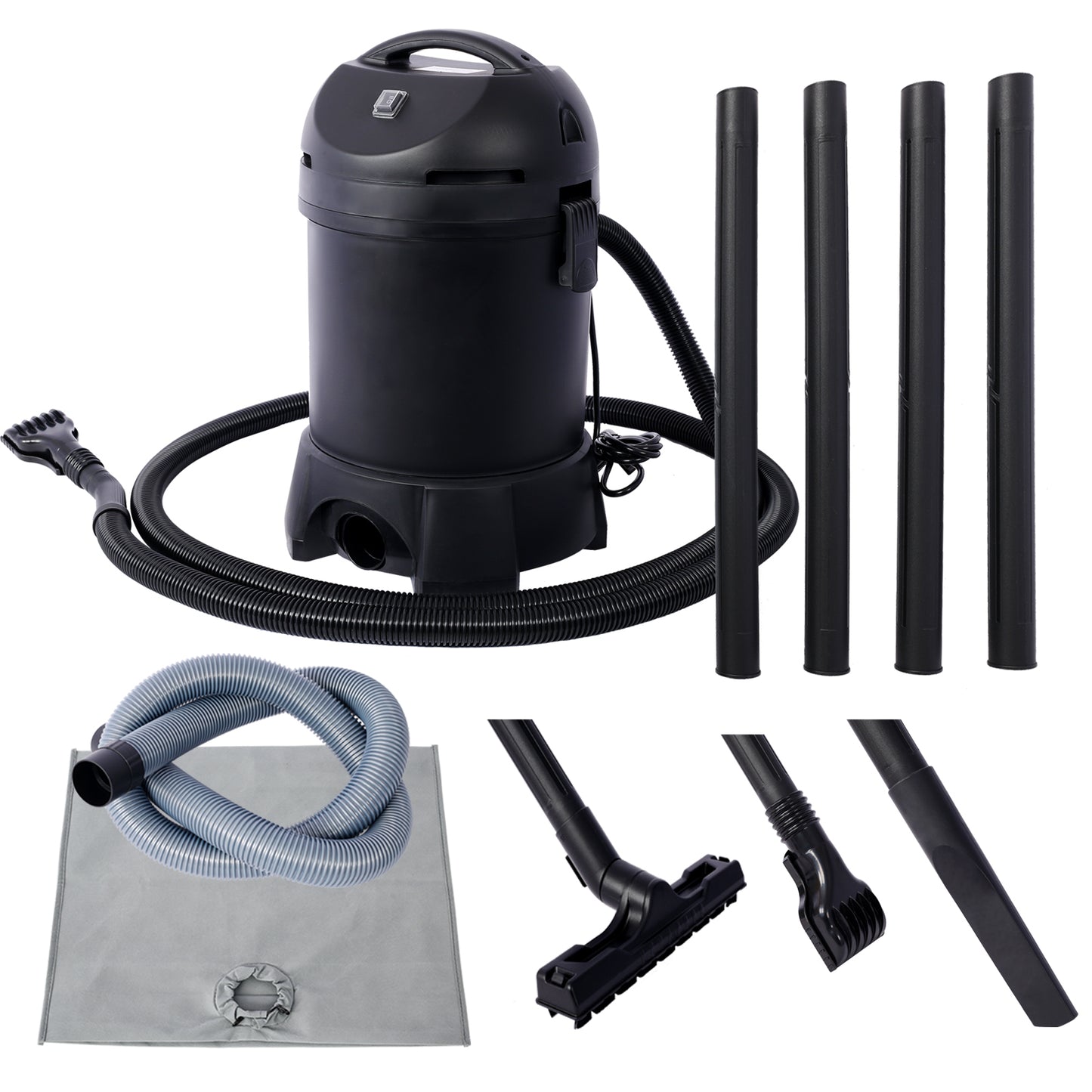 Garden Pond Vacuum Cleaner,cleansweep with 14ft intake suction hose, 4 Extension Tubes, 3 Vacuum Nozzles, a 6.5 Foot Output Hose, and a Debris Collection Bag SolidRoot Buy Furniture USA