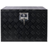 24inch Aluminum tool box,heavy duty truck bed tool box,outdoor trailer pickup storage tool box,RV storage organizer,underbody  box w/lock keys,black SolidRoot Buy Furniture USA