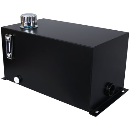 Heavy Duty Hydraulic Fluid Tank 10 Gal Steel Reservoir with Strainer, Gauge & Breather Cap for Tractors & Trucks SolidRoot Buy Furniture USA