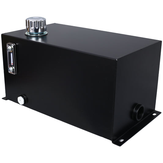 Heavy Duty Hydraulic Fluid Tank 10 Gal Steel Reservoir with Strainer, Gauge & Breather Cap for Tractors & Trucks SolidRoot Buy Furniture USA