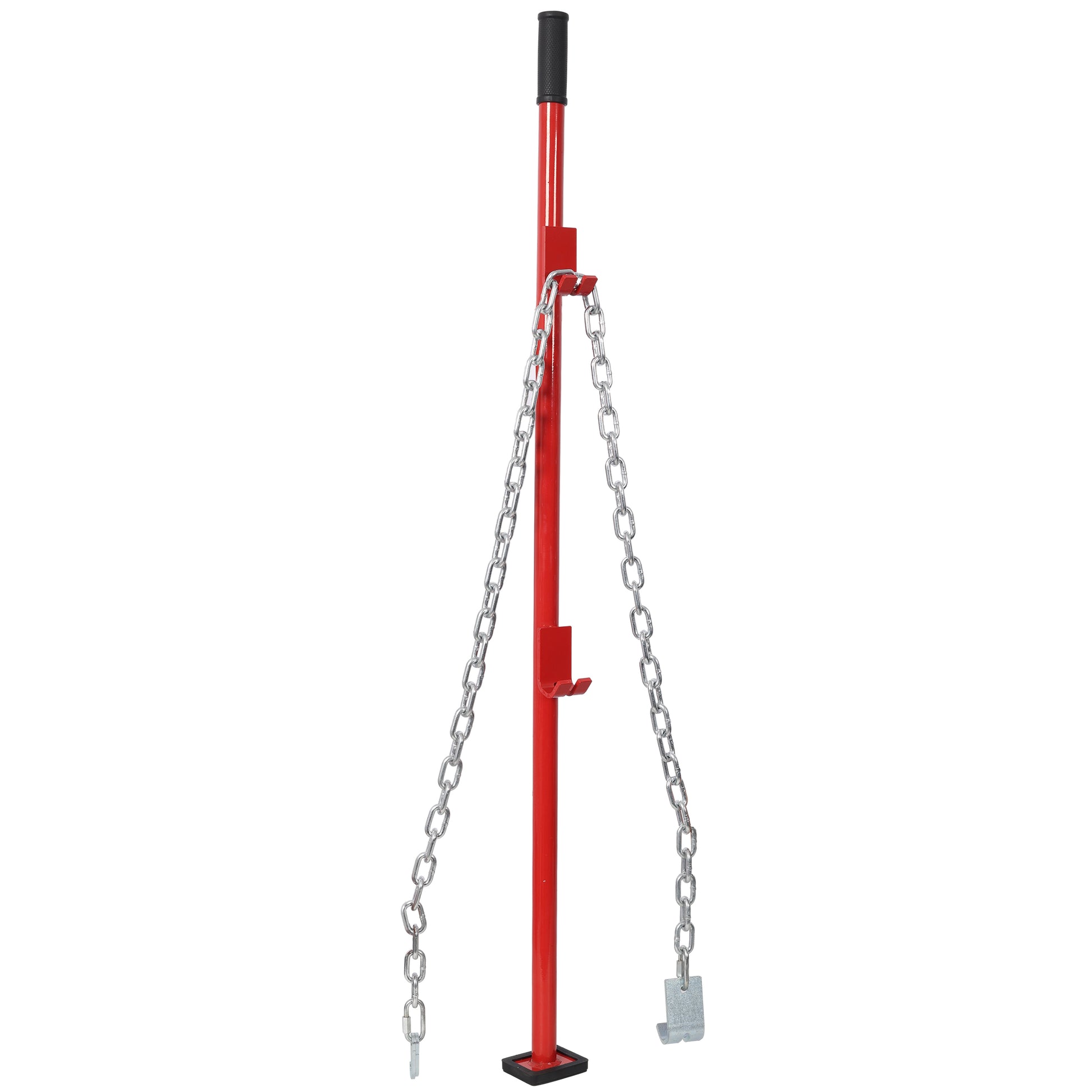 Universal 52-Inch Red Steel Pulling Stick Tool for Car Repair Bumpers and Dent Fixing SolidRoot Buy Furniture USA