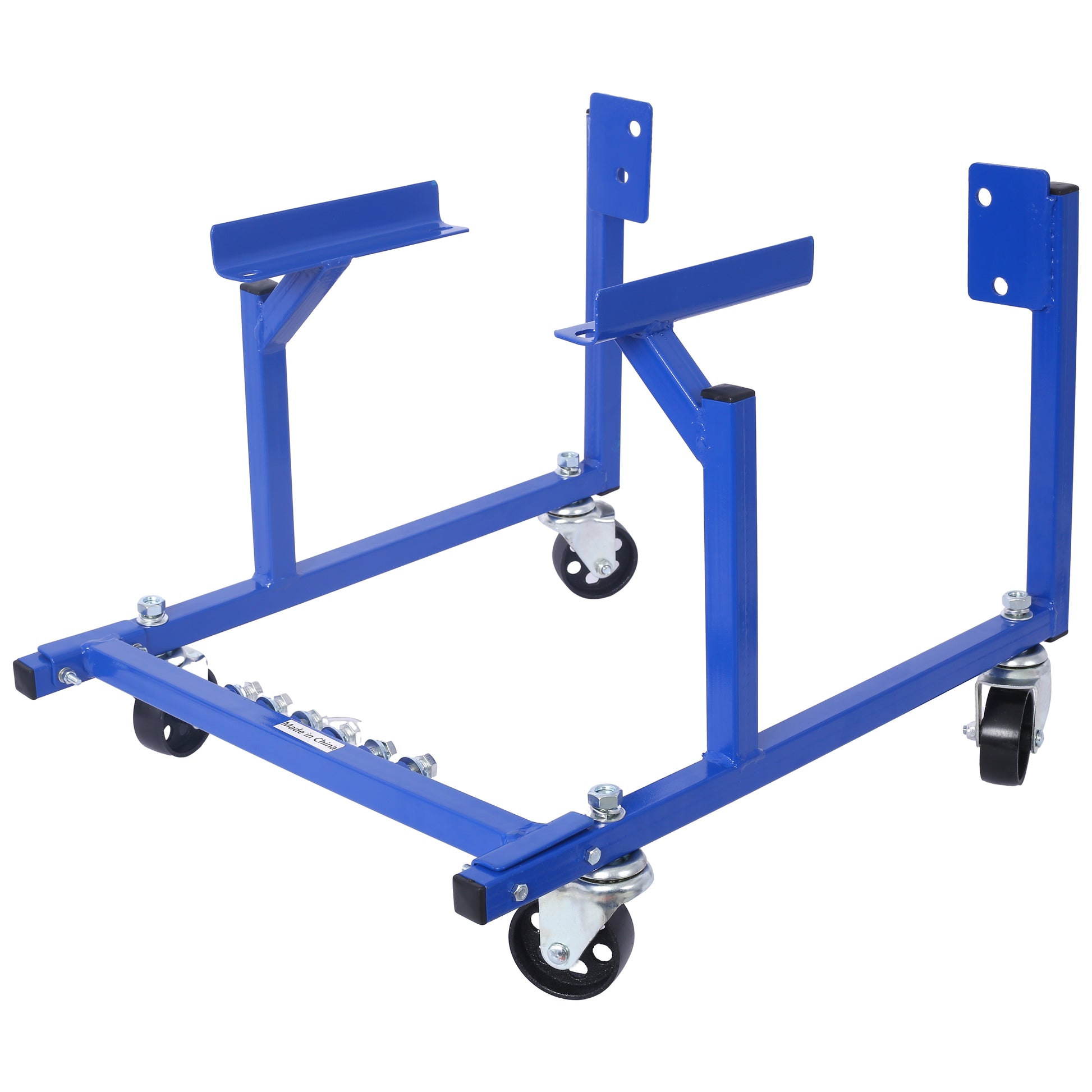 Engine Cradle with Wheels Powder Coat 3in Heavy Duty Steel Construction Wheels 1000 LBS Capacity Storage Hardware Included Easy Assembly(Small Block Ford) SolidRoot Buy Furniture USA