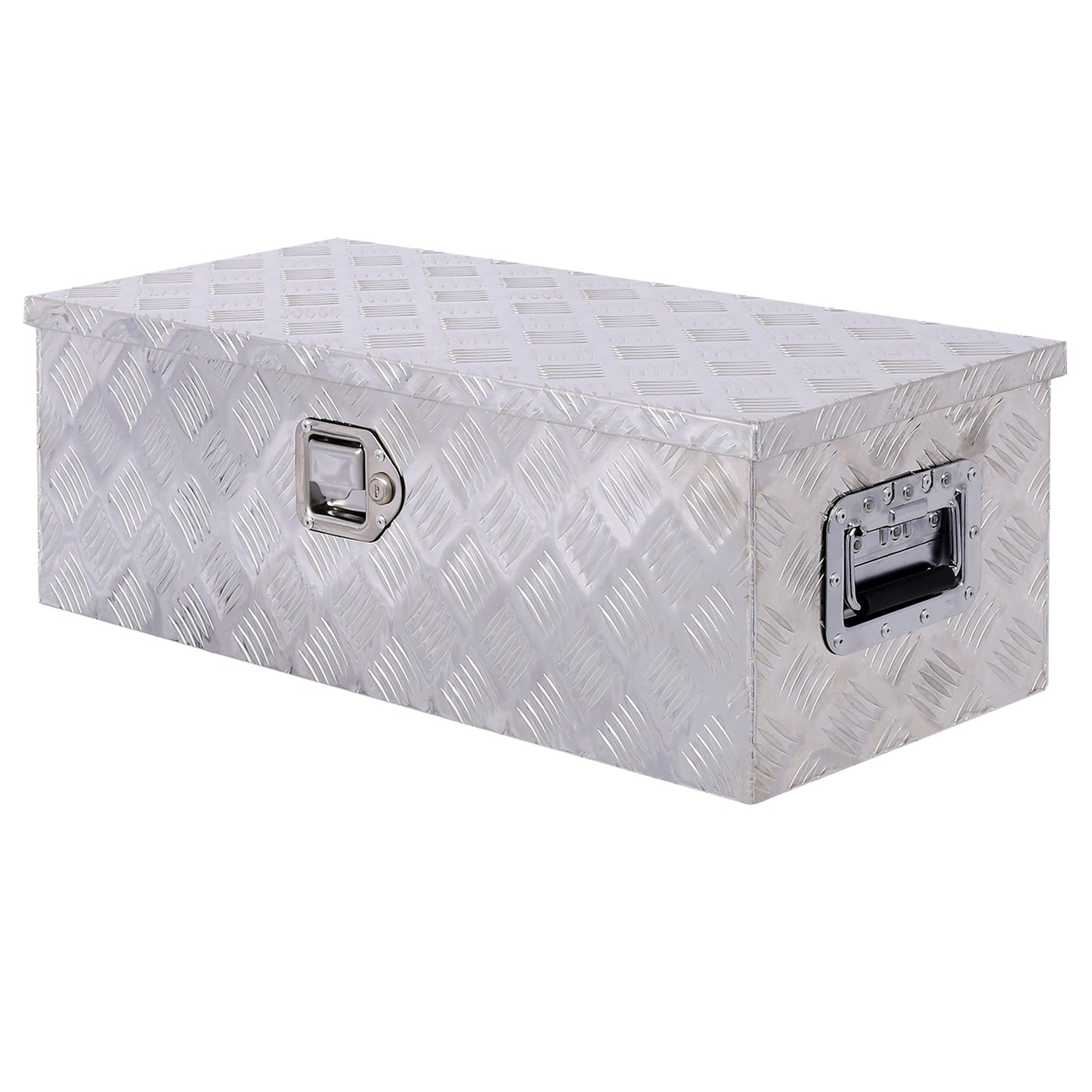30inch Aluminum tool box,heavy duty truck bed tool box,outdoor trailer pickup storage tool box,RV storage organizer,underbody  box w/lock keys,silver SolidRoot Buy Furniture USA