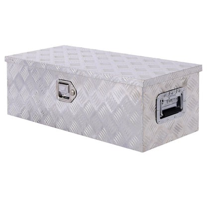 30inch Aluminum tool box,heavy duty truck bed tool box,outdoor trailer pickup storage tool box,RV storage organizer,underbody  box w/lock keys,silver SolidRoot Buy Furniture USA