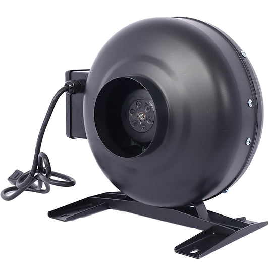 4-Inch 316 CFM Inline Duct Fan: Air Circulation Vent Blower for Hydroponics, Basements, and Kitchens SolidRoot Buy Furniture USA