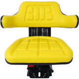 UNIVERSAL TRACTOR SUSPENSION SEAT WITH TILT FITS FORD/NEW HOLLAND 3900 3930 3910 5000 5100 5600 5610 5900 5910,yellow SolidRoot Buy Furniture USA