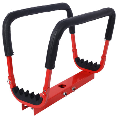 Versatile Steel Rest Door Hanger for Auto Repair and Storage, Red SolidRoot Buy Furniture USA