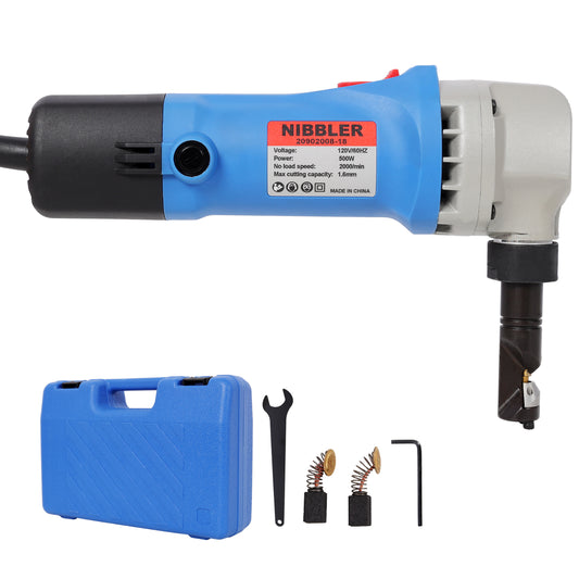 Electric Sheet Metal Nibbler 16 Gauge Precision Metal Cutting Tool,360° Rotation Electric Cutter SolidRoot Buy Furniture USA