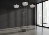 1pc Modern Design Classic Luxury Sleek Multi-head Floor Arc Lamp Crystal-like Accents Drape Living Room Curve Lamp SolidRoot Buy Furniture USA