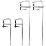 Bar Clamps Set, Drop Forged Steel Bar Clamps, Steel F Clamps for Welding, Woodworking, Metal working, DIY and Crafts, 2 pcs 12 inch x 3inch+ 2pcs 24inchx4-3/4' ,4pcs pack SolidRoot Buy Furniture USA