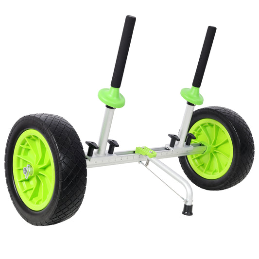 Sit On Top Kayak Cart, Heavy-Duty Plug-in Kayak Cart Dolly with 12 Inch Solid Wheels,Width Adjustable SolidRoot Buy Furniture USA