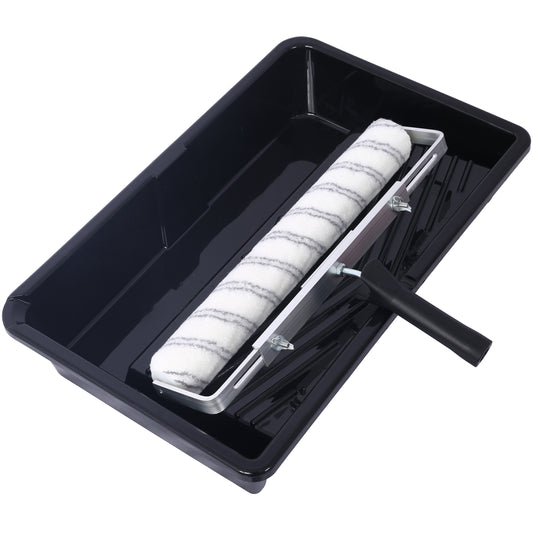 5PC 18 Inch Paint Roller Kit 18 Inch Paint Roller 18 Paint Roller Tray Microfiber Paint Roller Sleeves(Pack of 3) SolidRoot Buy Furniture USA