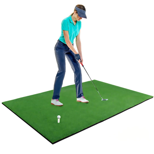 Golf Hitting Mats - 3.8'x5' Artificial Turf Training Mat for Indoor/Outdoor Swing Practice - SolidRoot Buy Furniture USA