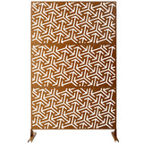 Outdoor & Indoor Privacy Screen Metal Privacy Screen 76' H×48' W, Freestanding Decorative Privacy Screen for Deck Balcony Patio, Privacy Fence Panels for Outside Lawn Garden PS120 BROWN SolidRoot Buy Furniture USA